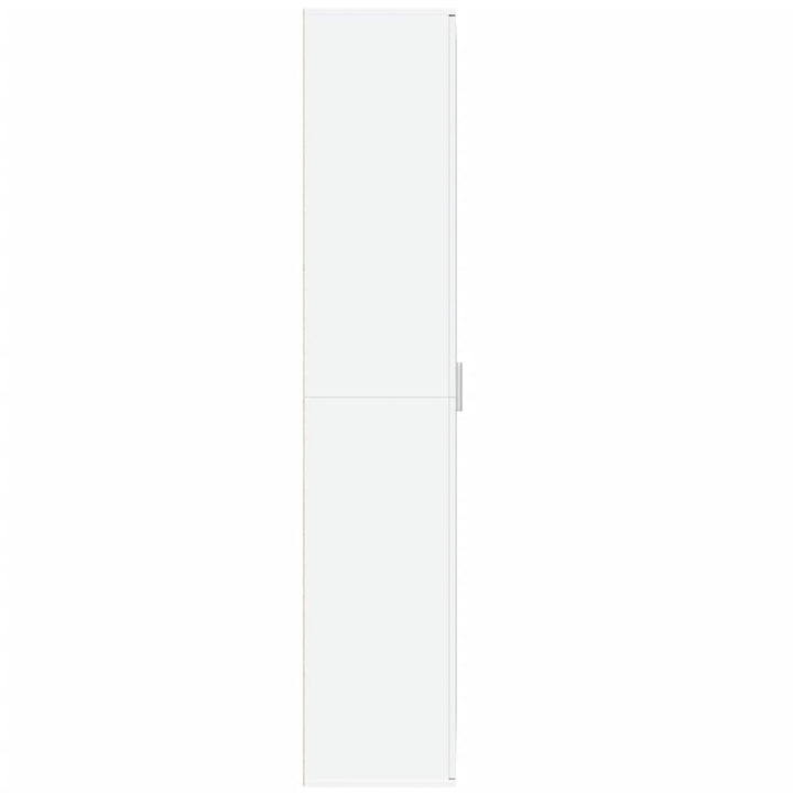 højskab 80x35x180 cm konstrueret træ hvid