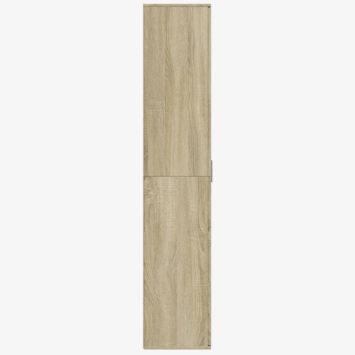 højskab 80x35x180 cm konstrueret træ sonoma-eg