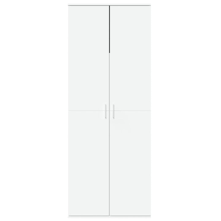 højskab 70x35x180 cm konstrueret træ hvid