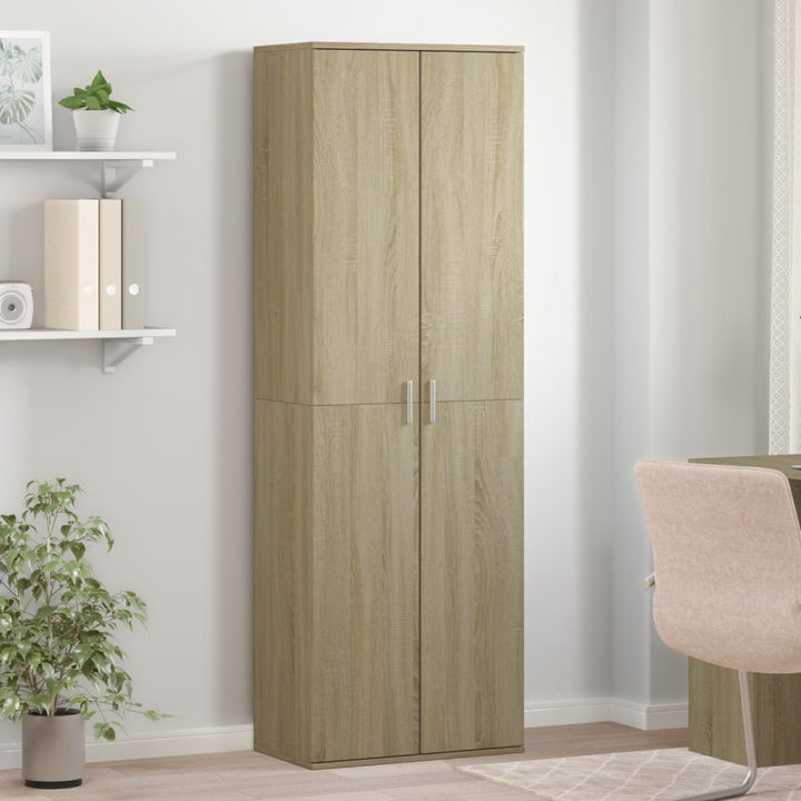 højskab 60x35x180 cm konstrueret træ sonoma-eg
