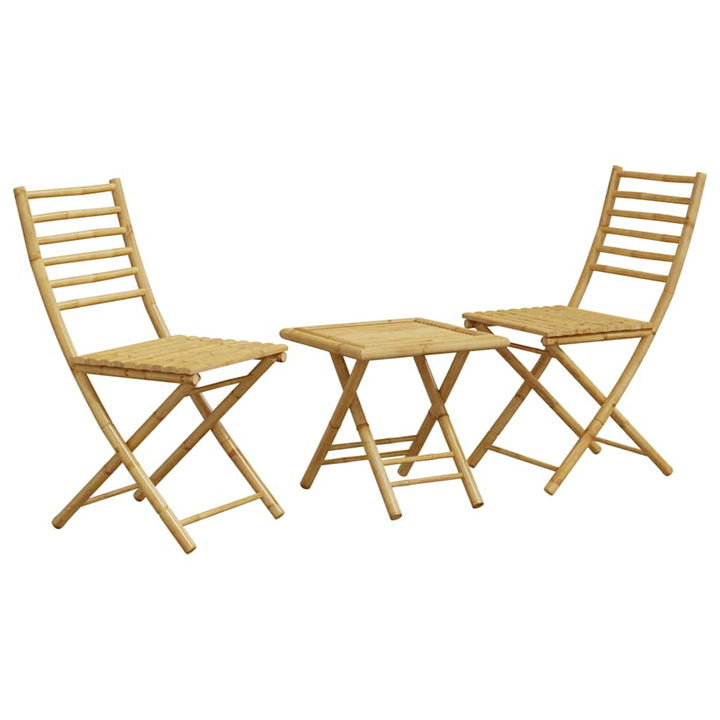 bistrosæt 3 dele bambus
