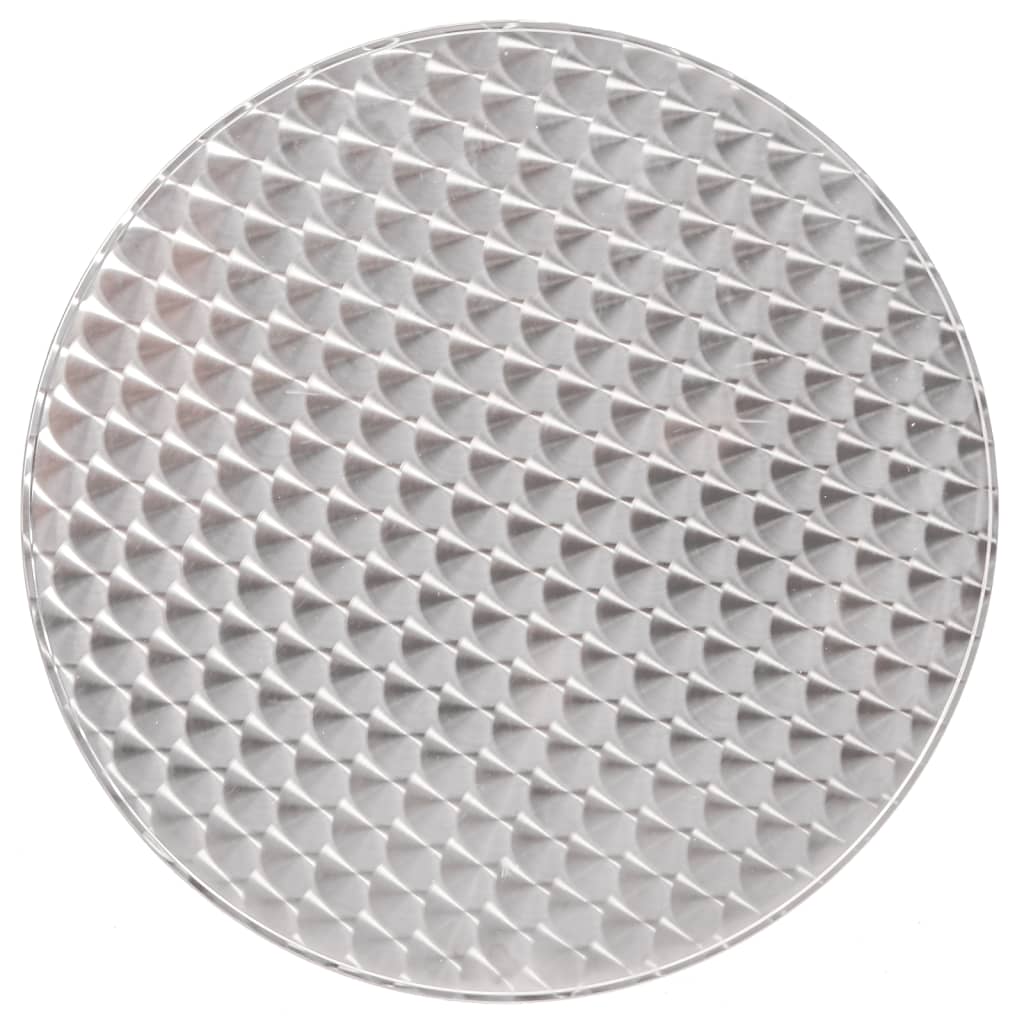 udendørs barbord Ø59,5x70/114,5 cm højdejusterbart aluminium