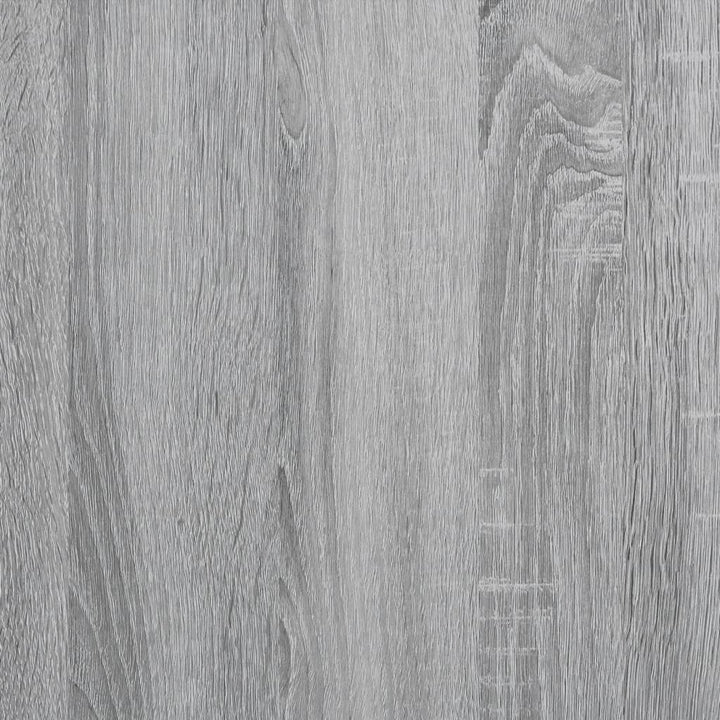 sengestel 160x200 cm konstrueret træ og metal grå sonoma-eg