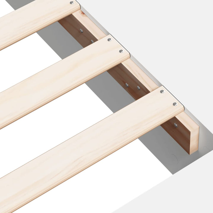 sengestel 200x200 cm konstrueret træ hvid