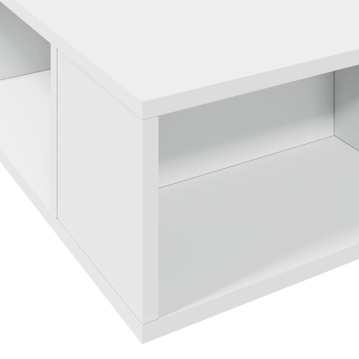 sengestel 160x200 cm konstrueret træ hvid