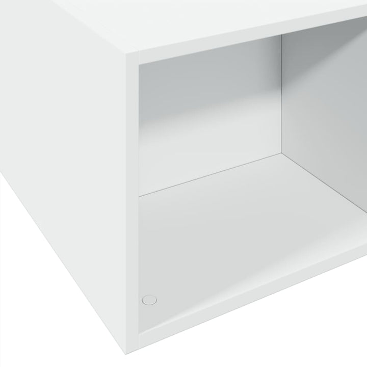 sengestel 200x200 cm konstrueret træ hvid