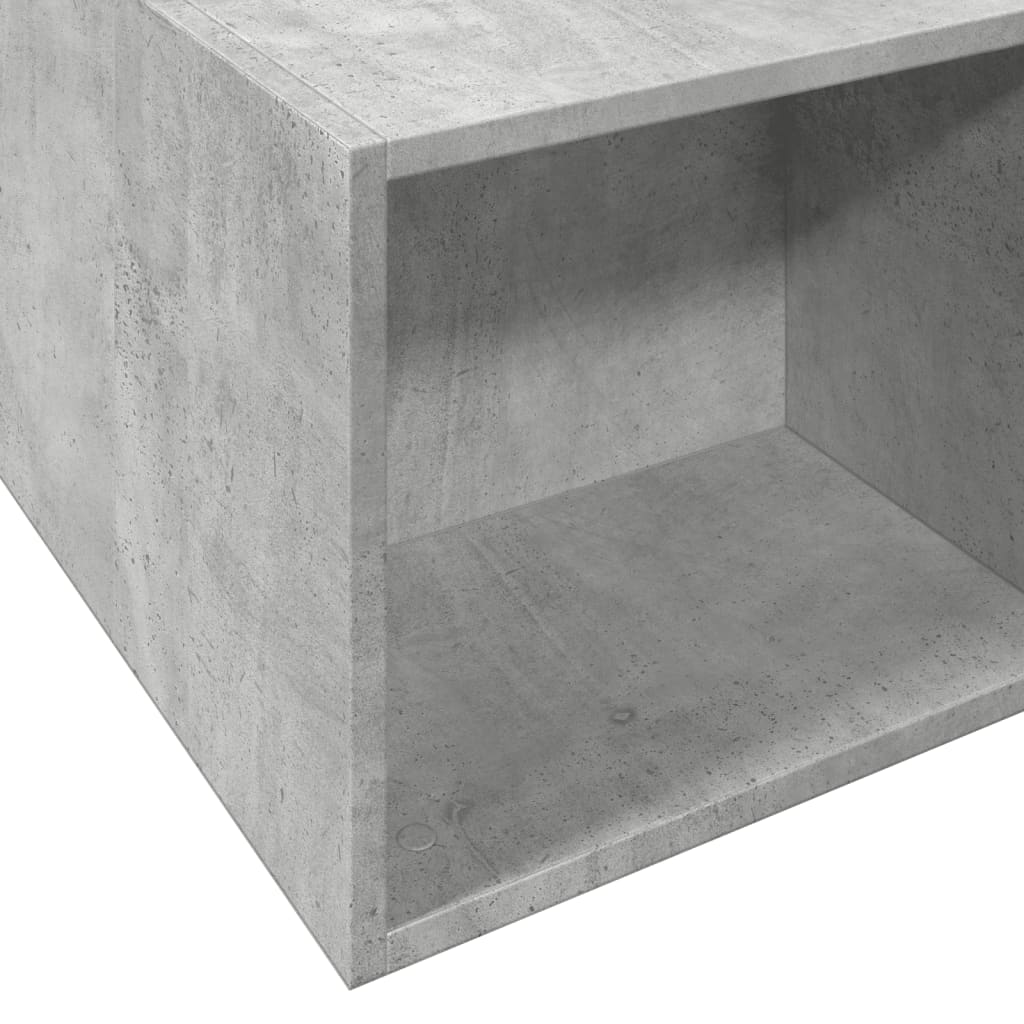 sengestel 160x200 cm konstrueret træ betongrå