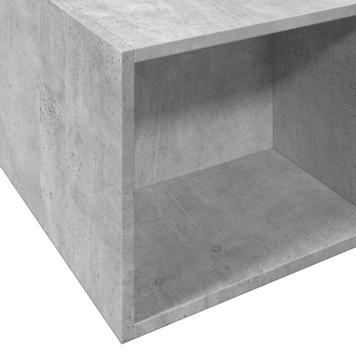 sengestel 160x200 cm konstrueret træ betongrå