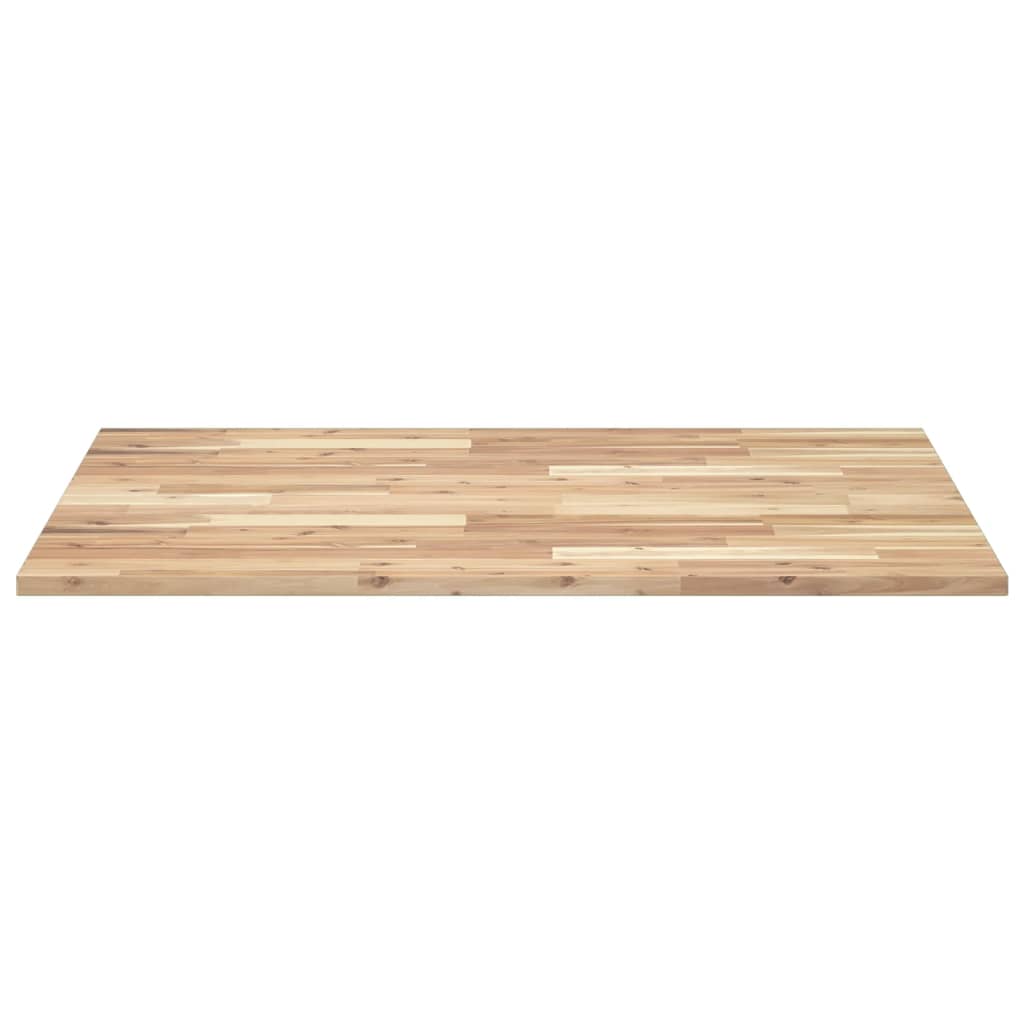 skrivebordsplade 100x80x2 cm ubehandlet massivt akacietræ