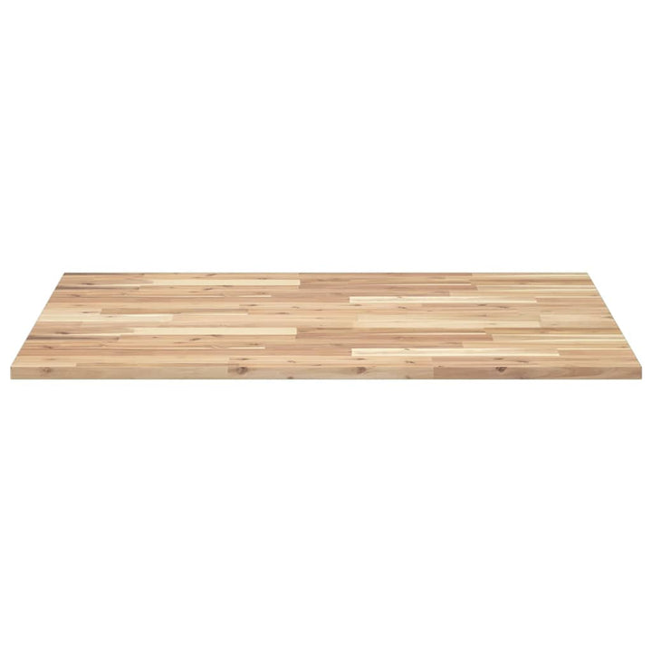skrivebordsplade 100x80x2 cm ubehandlet massivt akacietræ