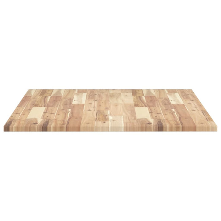 skrivebordsplade 100x80x2 cm ubehandlet massivt akacietræ