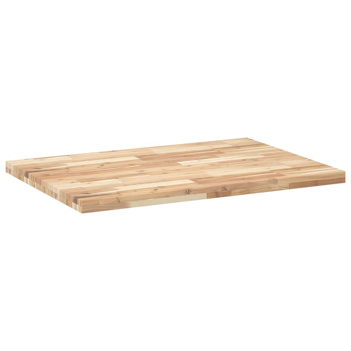 skrivebordsplade 80x70x4 cm ubehandlet massivt akacietræ