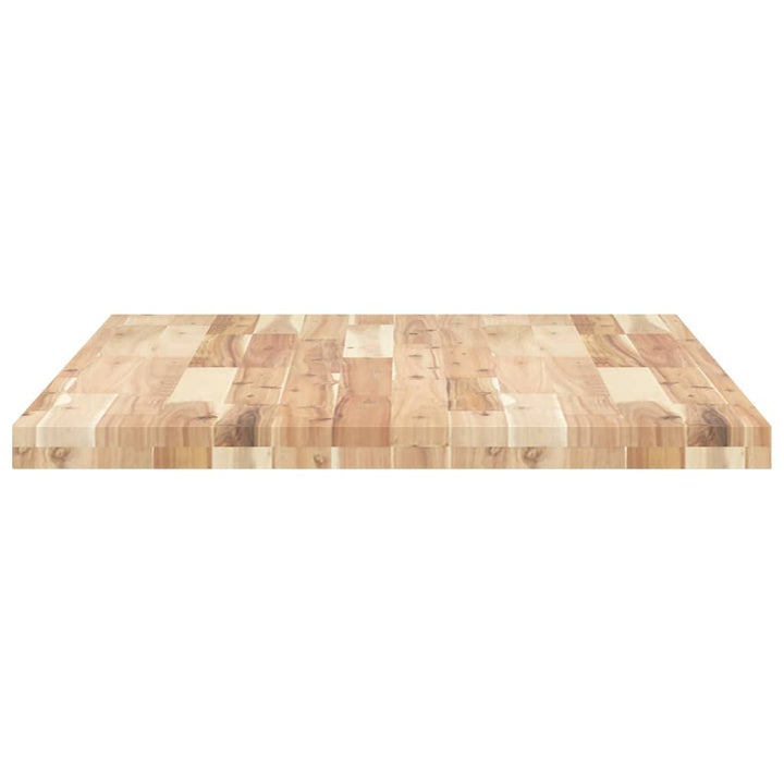 skrivebordsplade 80x70x4 cm ubehandlet massivt akacietræ