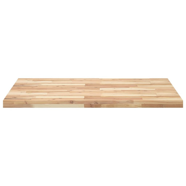 skrivebordsplade 100x80x4 cm ubehandlet massivt akacietræ