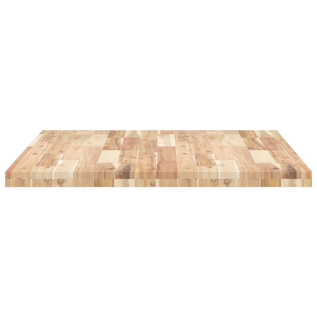 skrivebordsplade 100x80x4 cm ubehandlet massivt akacietræ