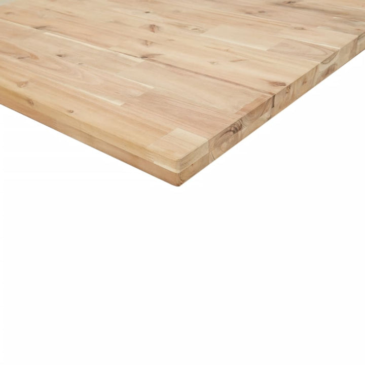 skrivebordsplade 100x80x4 cm ubehandlet massivt akacietræ