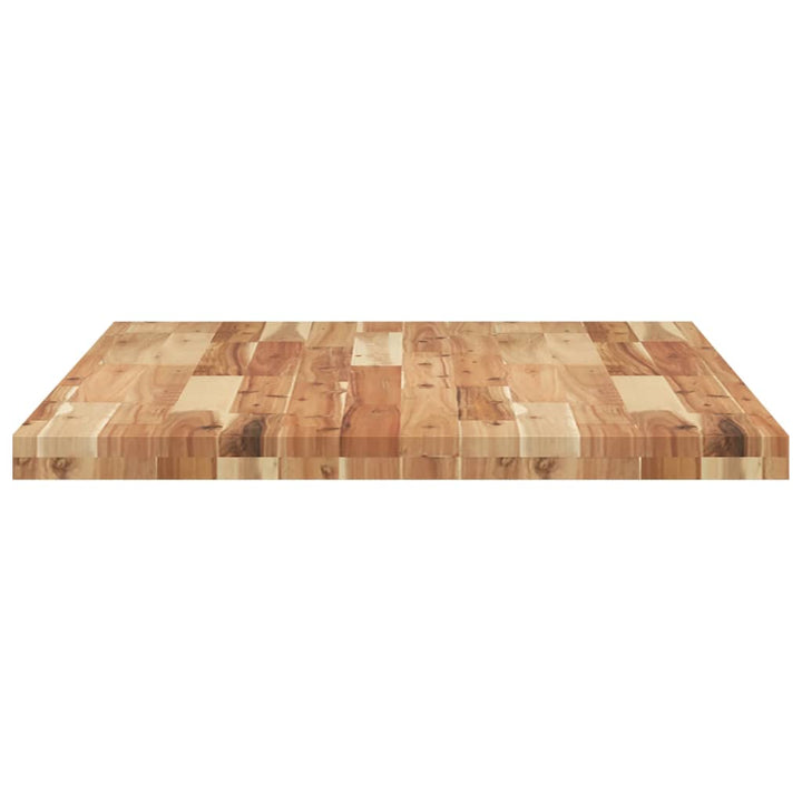 skrivebordsplade 80x70x4 cm oliebehandlet massivt akacietræ