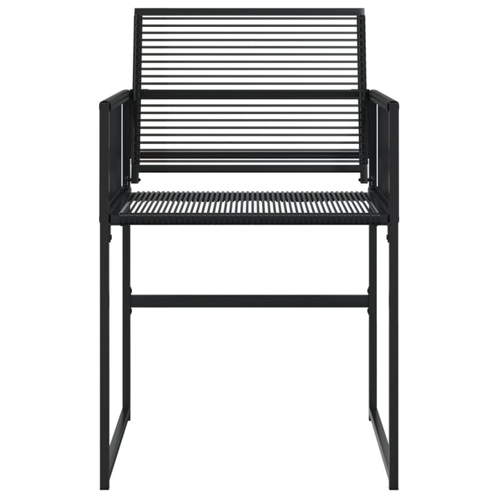 havestole 4 stk. polyrattan sort