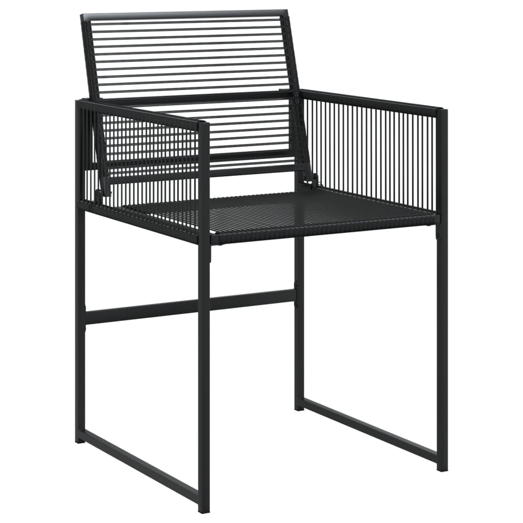 havestole 4 stk. polyrattan sort