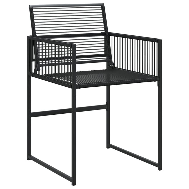 havestole 4 stk. polyrattan sort