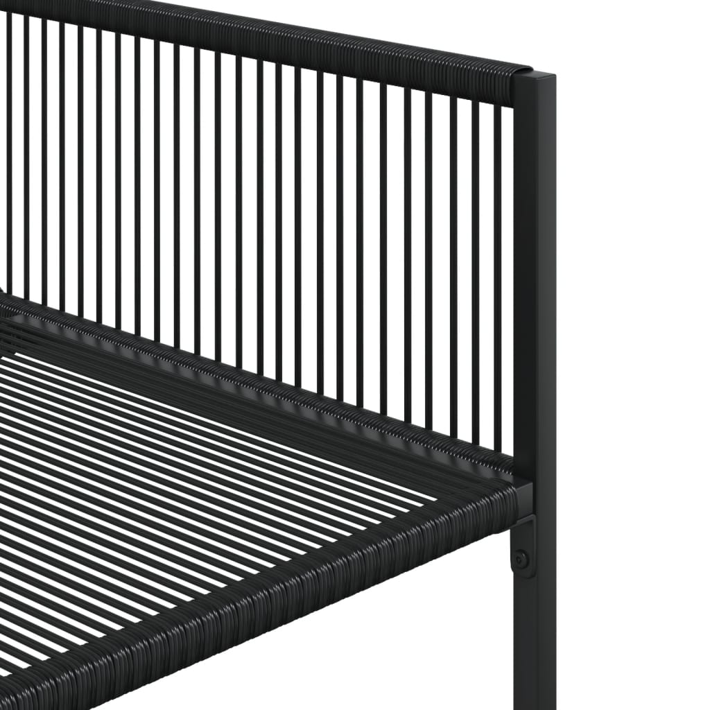 havestole 4 stk. polyrattan sort