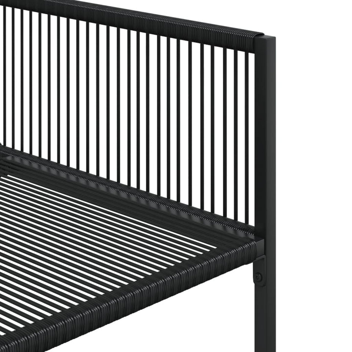 havestole 4 stk. polyrattan sort