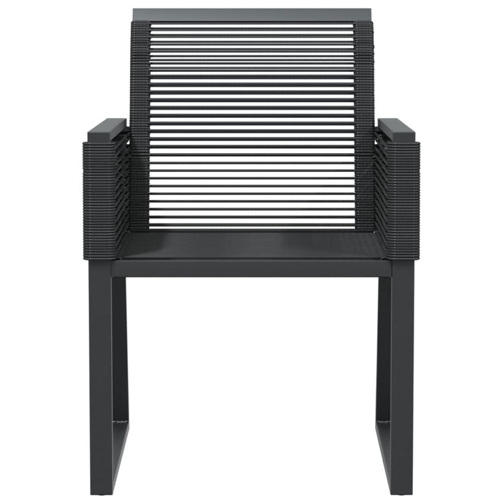 havestole 2 stk. polyrattan sort