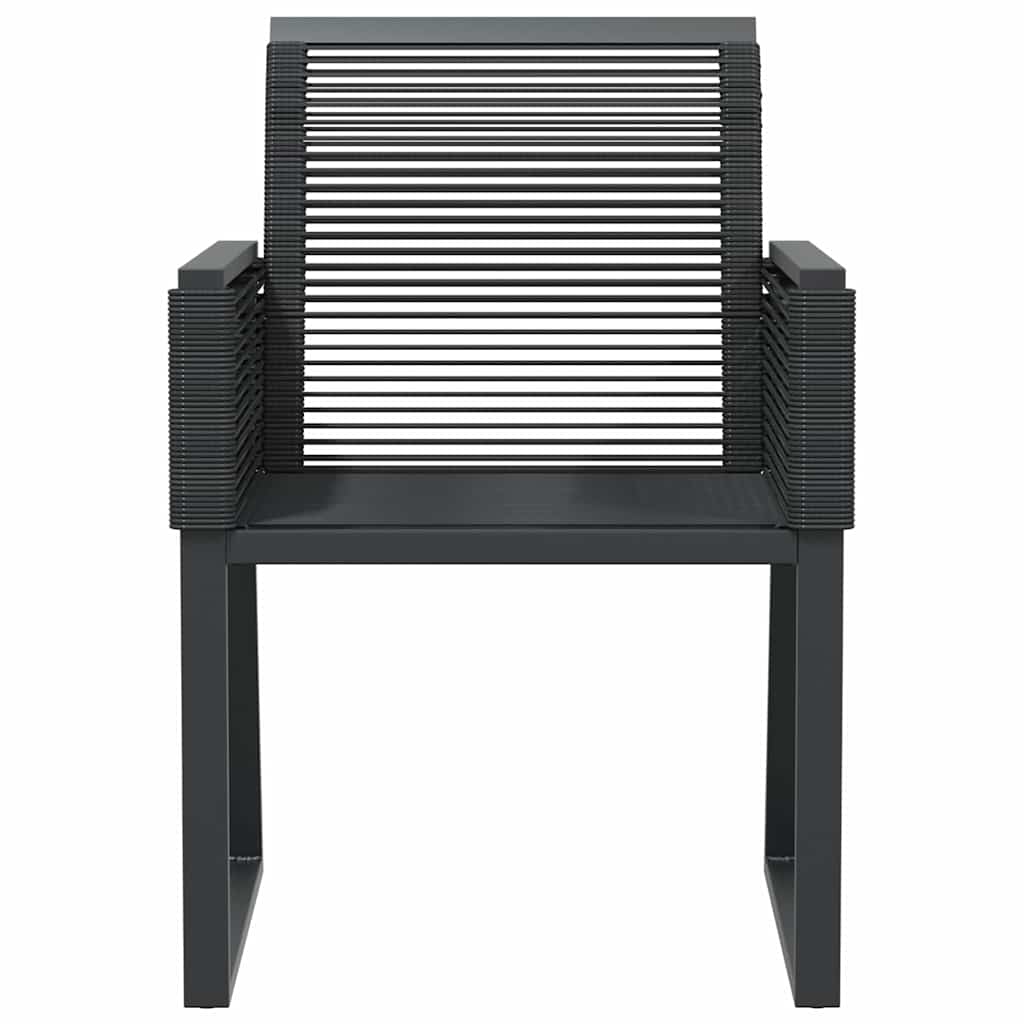 havestole 4 stk. polyrattan sort