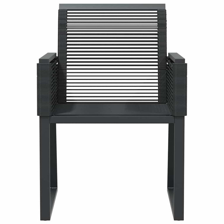 havestole 4 stk. polyrattan sort