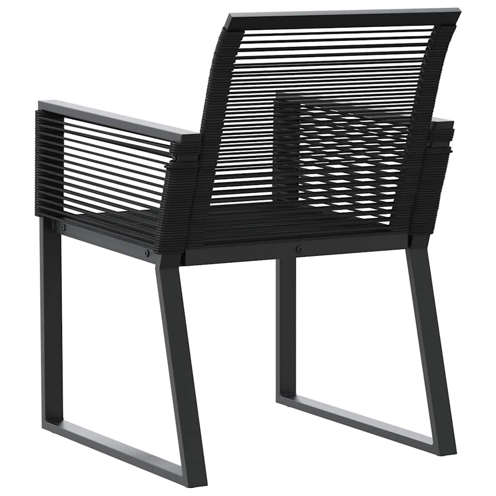 havestole 4 stk. polyrattan sort