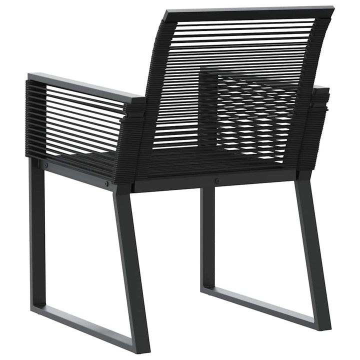 havestole 4 stk. polyrattan sort