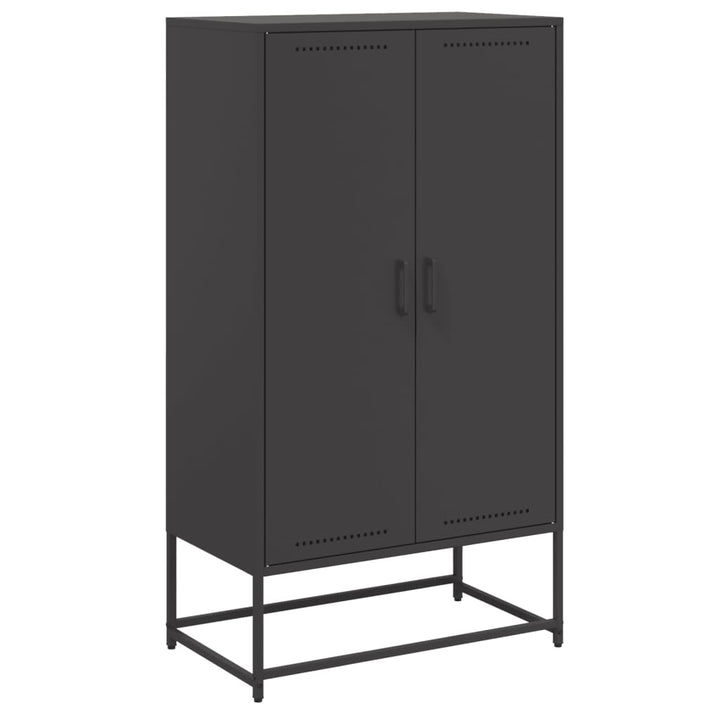 skab 68,5x38,5x123,5 cm stål sort