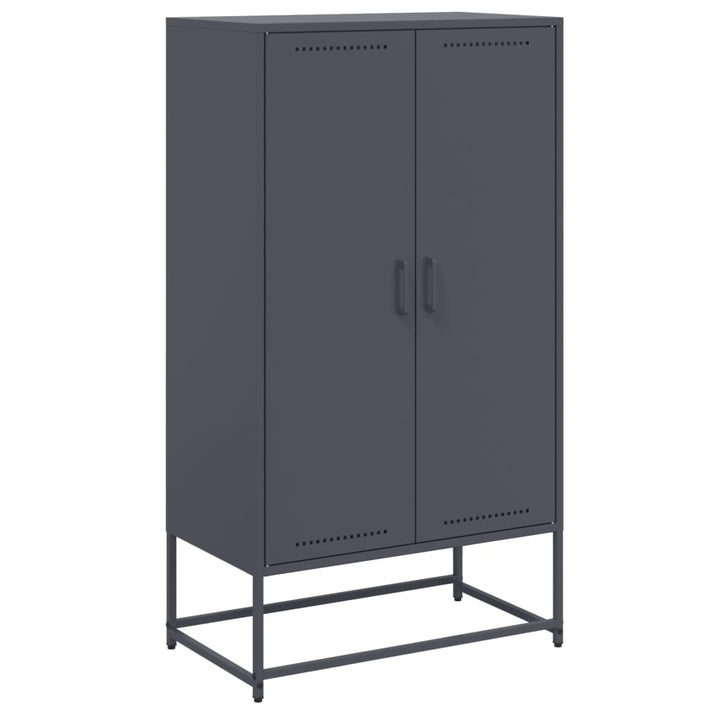 skab 68,5x38,5x123,5 cm stål antracitgrå