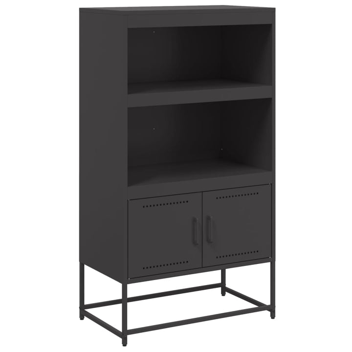 skab 68,5x38,5x123,5 cm stål sort