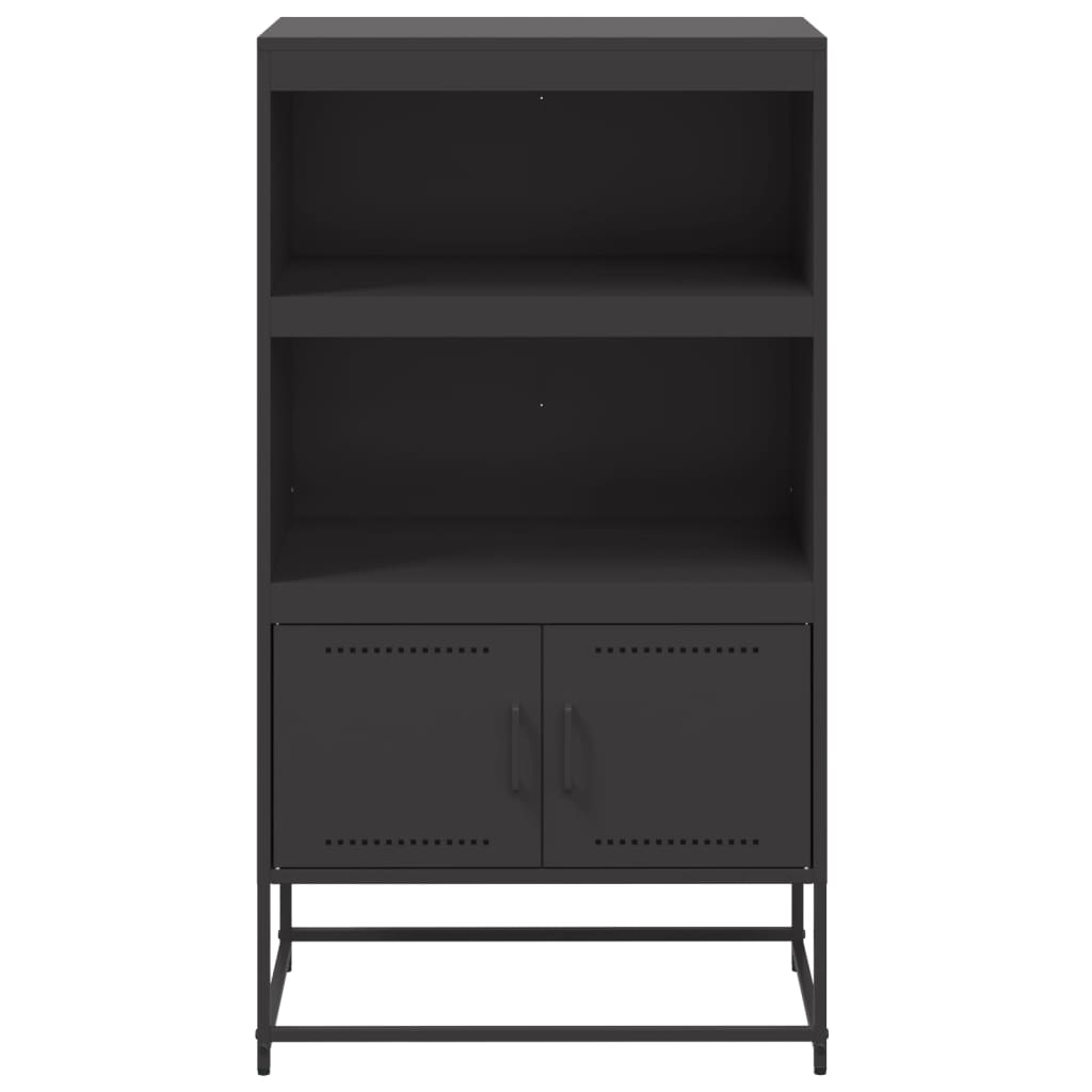 skab 68,5x38,5x123,5 cm stål sort