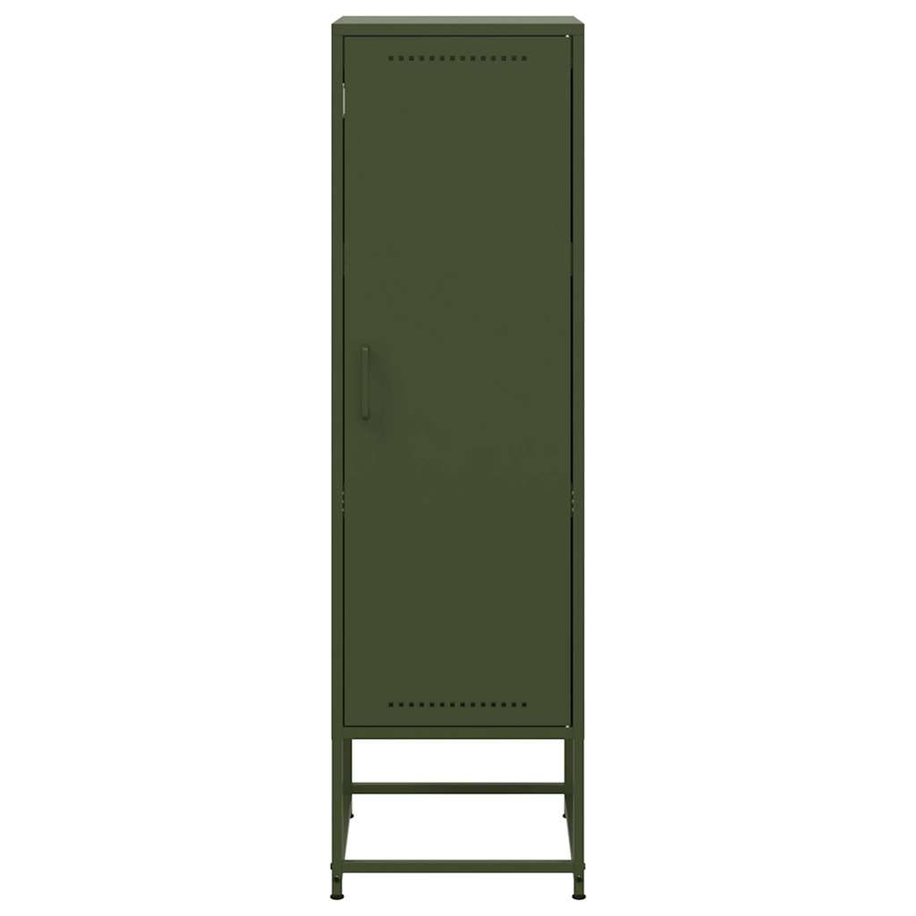 skab 36x39x123 cm stål olivengrøn