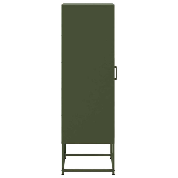 skab 36x39x123 cm stål olivengrøn