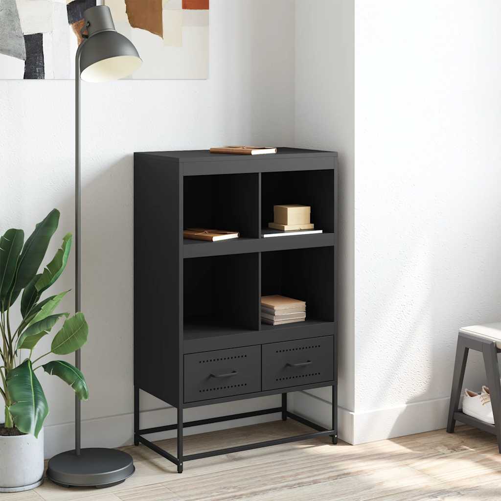 skab 68x39x111,5 cm stål sort
