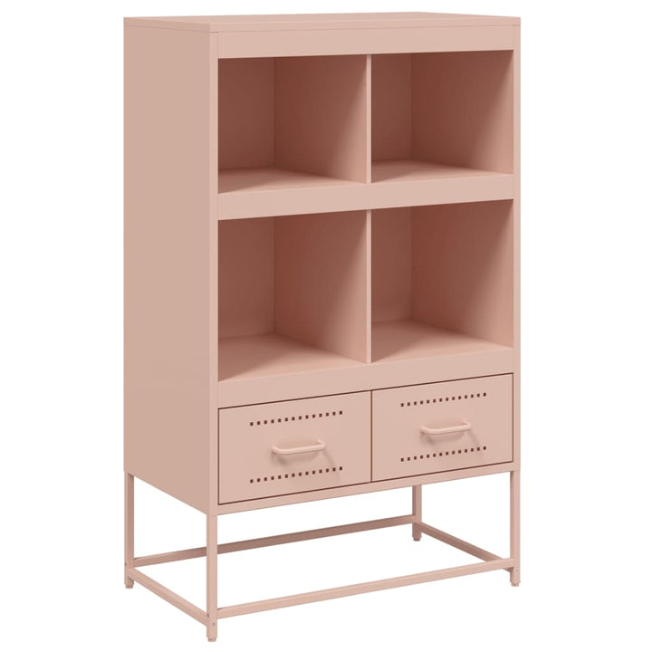 skab 68x39x111,5 cm stål lyserød