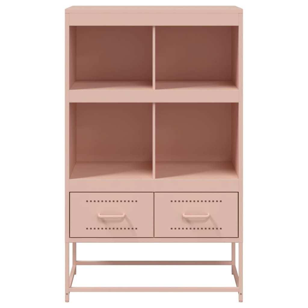 skab 68x39x111,5 cm stål lyserød