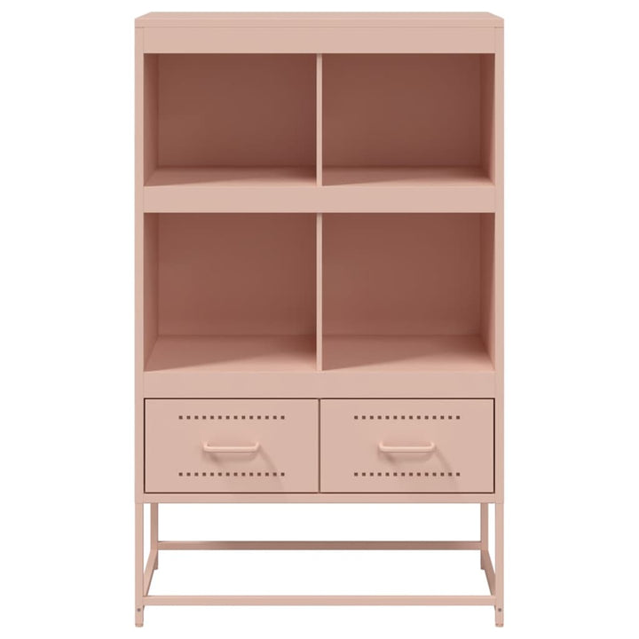 skab 68x39x111,5 cm stål lyserød