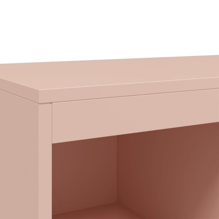 skab 68x39x111,5 cm stål lyserød