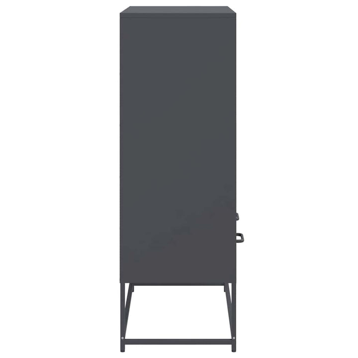 skab 68x39x111,5 cm stål antracitgrå