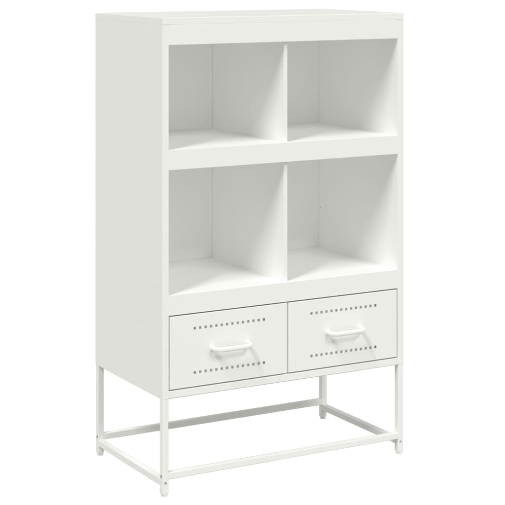 skab 68x39x111,5 cm stål hvid