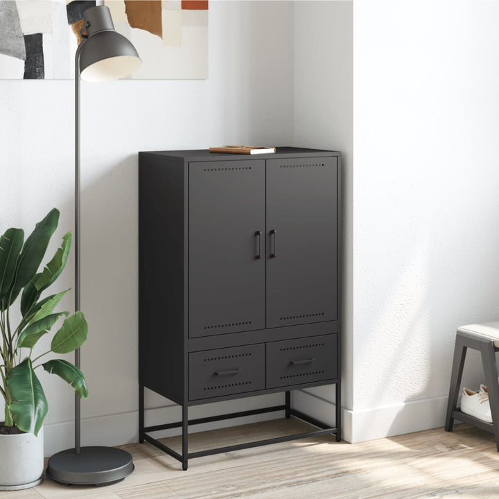 skab 68x39x111,5 cm stål sort