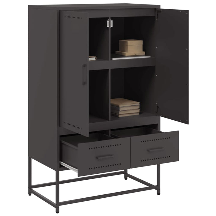 skab 68x39x111,5 cm stål sort