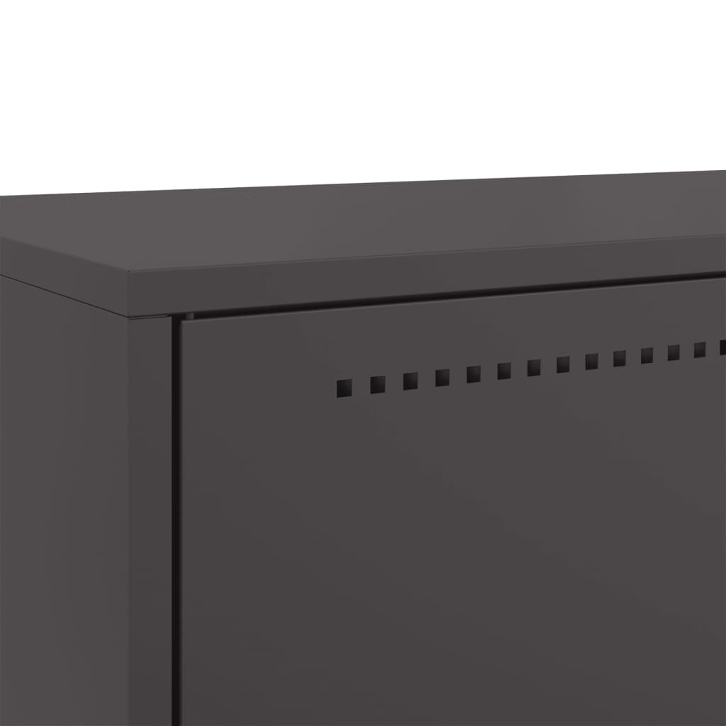 skab 68x39x111,5 cm stål sort