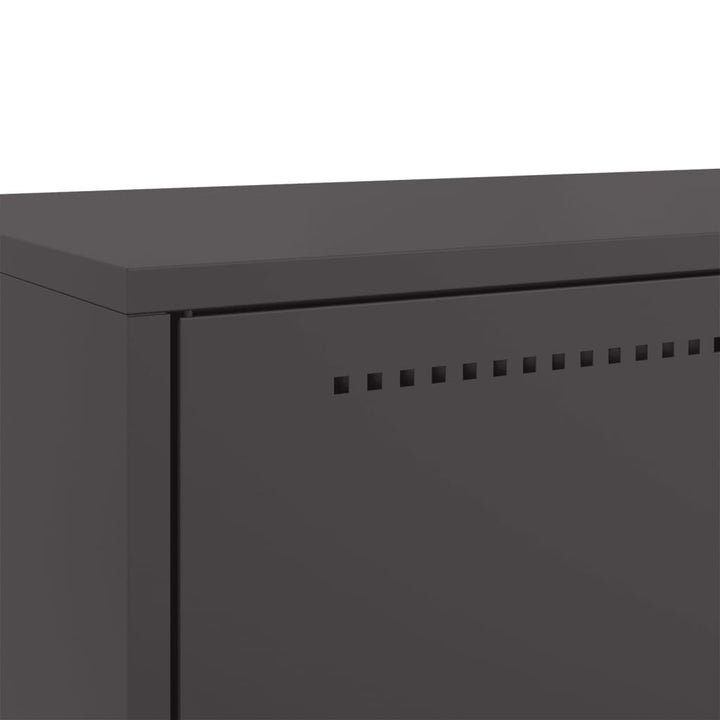 skab 68x39x111,5 cm stål sort