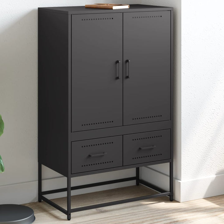 skab 68x39x111,5 cm stål sort