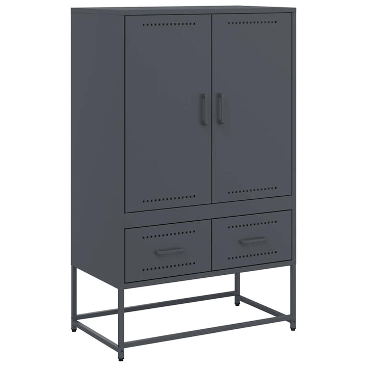 skab 68x39x111,5 cm stål antracitgrå